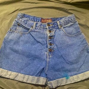 Vintage L.A Blues jean shorts size 12